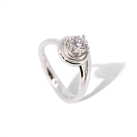 Anello Giorgio Visconti Donna in Oro bianco Diamante 0.56 Ct AB13076 - AB13076